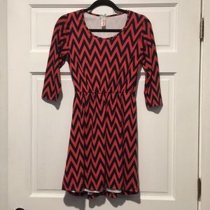 Downeast Basics Chevron dress